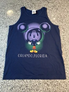 Vintage Walt Disney World Florida  Tank Top Adult Size Medium Mickey Mouse EUC - Picture 1 of 7