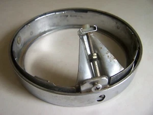 Early 70's YAMAHA HEADLIGHT CHROME RIM - Picture 1 of 5