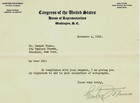 RARE! “Alabama Congressman" Carter Manasco Hand Signed TLS Dated 1941