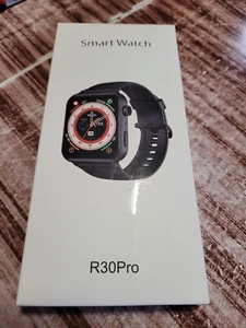 New  IOWODO Smart Watch for Men Women R30Pro Black - Picture 1 of 2