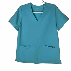 Top scrub Figs collezione tecnica donna blu Casma 3 tasche taglia media - Foto 1 di 6