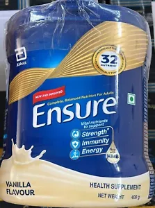Abbott Ensure Adult Nutrition Health Drink 400 gram exp May 2025 vanilla - Picture 1 of 2