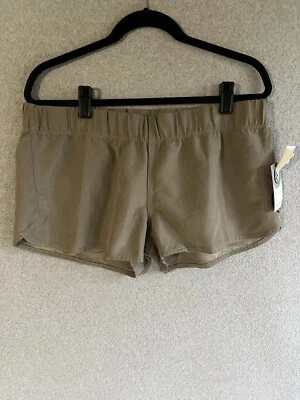 NWT Volcom Womens XL Foster Gals 2” Brown Boardshorts - Image 1 of 4