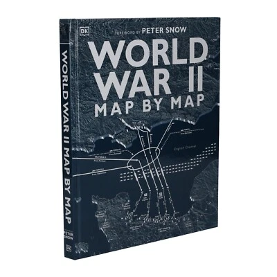 World War II Map by Map by Peter Snow & DK - Non Fiction - Hardback - Image 1 of 4