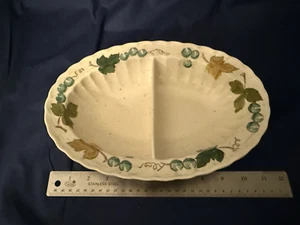 Metlox Vintage Vernon Ware Vineyard 11 1/4" Divided Serving Bowl Mint Condition - Bild 1 von 4