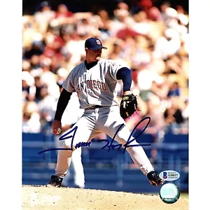 Trevor Hoffman Signed San Diego Padres 8x10 Baseball Action Photo Beckett HOF - Picture 1 of 4