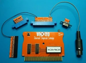 Diagnostic test Harness Commodore VIC 20 VIC-20 VC20 with catridge GOLD (NEW) - Picture 1 of 12
