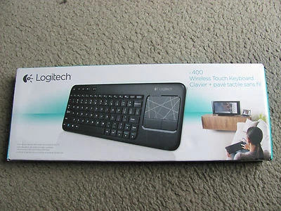 Logitech K400 Wireless Touch Keyboard w/Built-In Multi-Touch Touchpad 920-003070 - Image 1 of 4