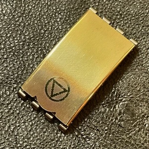 Banda completa de la NSA cierre largo chapado en oro se adapta a 7 filas enlace pulsera NSA NUEVO DE LOTE ANTIGUO DÉCADA DE 1960 - Imagen 1 de 8