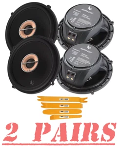 Infinity Kappa 255W 6.5in 2-Way Coaxial Speakers for Car & Truck Door 2 pairs - Picture 1 of 6