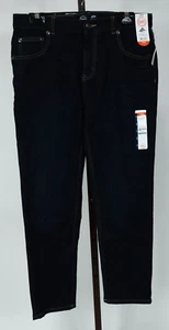 Boys Blue Denim Stretch Adjustable Waist Straight Leg Slim Jeans Sz 16 Husky NEW - Picture 1 of 3