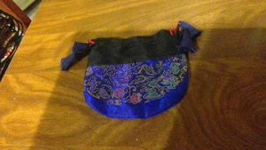 Small Pouch Coin Change Purse Hand Made in Nepal with Drawstring - Picture 1 of 2