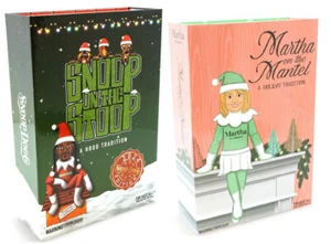 Martha Stewart Martha on the Mantle + Snoop on the Stoop 2024 Bambole Elfo di Natale - Foto 1 di 1