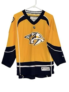 Reebok Nashville Predators NHL Trikot Jugend Größe Large/XL Gold Navy EUC - Bild 1 von 6