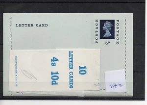GB - Cancelleria Postale (XY242) - Carta Lettera 5d - prepagata mai usata + confezione - Foto 1 di 1