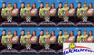 (10) 2018 Topps WWE Wrestling Then Now Forever EXCLUSIVE HANGER BOX-420 Cards!  - Image 1 of 2