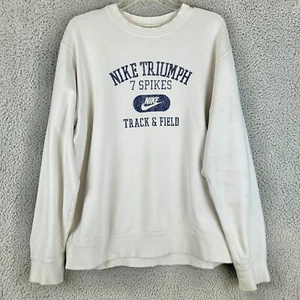 Vintage Nike Triumph Track And Field Soft Fleece Sweatshirt Size XL Swoosh Y2K - Picture 1 of 5