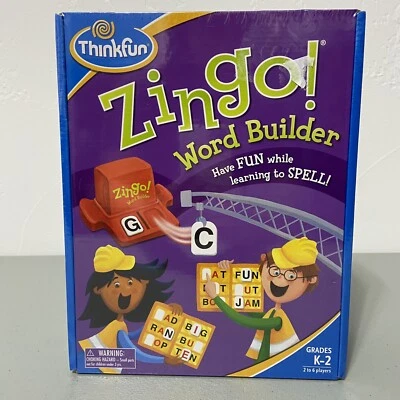 ThinkFun Zingo Word Builder Early Reading Game - NEW Grade K-2 Elementary - Image 1 of 3
