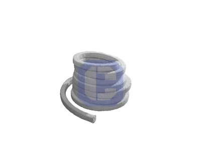 CERAMATERIALS Ceramic Fiber Rope - 1.50 inch - (Square Braided) - 2300°F -50 feet FULL ROLL