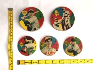 MENKO VINTAGE JAPANESE BASEBALL CARD Rare Collection 5set - Picture 1 of 12