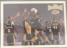 1996-97 TOPPS SUPER TEAM LOS ANGELES LAKERS NNO (6BX01E)