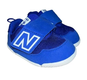 INFANT'S NEW BALANCE NEW-B HOOK&LOOP-Royal BLUE WHITE Size 3W Baby Sneaker Shoe - Picture 1 of 7