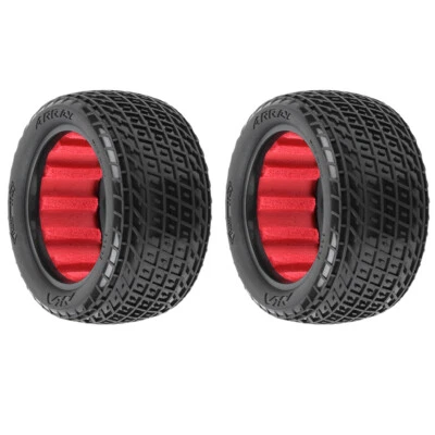 AKA Racing AKA13134KR 1/10 Array Medium Soft Long Wear 2.2" Buggy Rear Tires (2) - Image 1 of 4