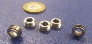 Set viti per marmellata cave in acciaio inox, altezza 3/8"-16 x 3/16", 5 pezzi - Foto 1 di 18