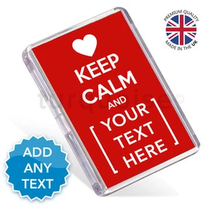 Keep Calm And Carry On Personalisiertes Geschenk Kühlschrankmagnet | Valentinstag für Ihn Her - Bild 1 von 18