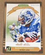 Barry Sanders 2019 Donruss ALL-TIME GRIDIRON KINGS STUDIO SP #028/100 Lions