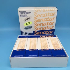 NOS VINTAGE Dozen Senator Donna 384 palline da golf rosa verde e bianco - Foto 1 di 4