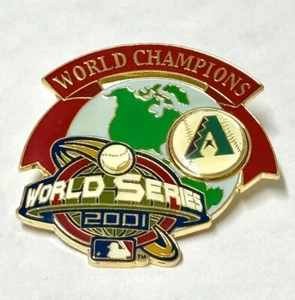 Arizona Diamondbacks Pin 2001 World Series Champions Baseball Lapel Pin - Picture 1 of 3
