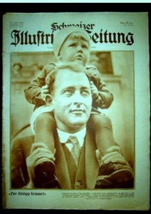 SCHWEIZER ILL ZEITUNG Criminologie Geneve Zurich Piccard Chine Volcan Danse 1932 - Imagen 1 de 1