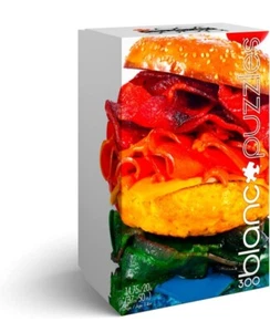Rainbow Sandwich 300 Piece Jigsaw Puzzle by Blanc Puzzles  - Picture 1 of 5