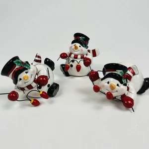 Vasos de muñecos de nieve Fitz and Floyd Cheers - Imagen 1 de 13