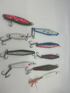 9 Fishing Lures Rigged Big Game 5-7" Trolling Tuna Marlin Mahi Dorado Pack Lot - Picture 1 of 10