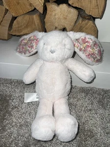 F&F Coniglietto Rosa Coniglio Bambino Giocattolo Morbido Peluche Orecchie Floreali Argento Cuore Naso Tesco❤️ - Foto 1 di 4