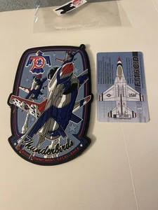 USAF Thunderbirds Patch 70th Anniversary 2023 1st Edition LE / #’d 281/400 PVC - Picture 1 of 5