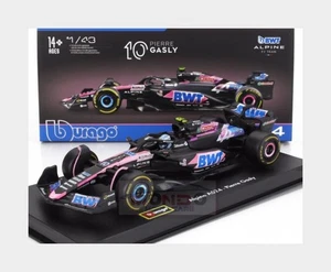 1:43 BURAGO Alpine F1 A524 #10 2024 Pierre Gasly +Pilot And Showcase BU38220-G - Foto 1 di 2