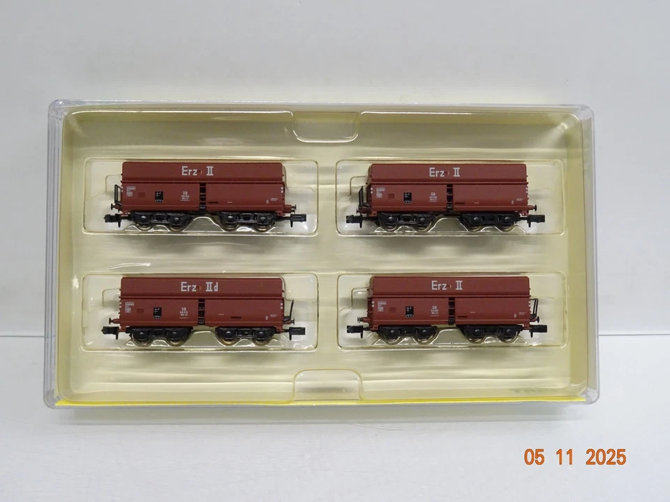 Minitrix N 15145 Kohlewagen-Set 4tlg. Erz II der DB in OVP JL4105 - Bild 1 von 1