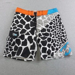 Billabong Boardshorts Herren 36 schwarz weiß Giraffenmuster TAJ Signature Bademode - Bild 1 von 10