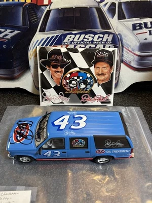 SIGNED 1/25 GMC Suburban Richard Petty Dale Earnhardt Sr 7&7 Brookfield NASCAR - Image 1 of 4