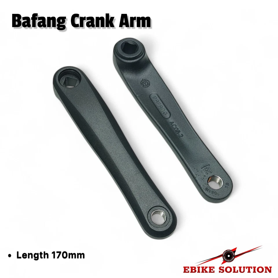 Paar Kurbelarme 170 mm für Bafang BBS01 BBS02 BBS03 BBSHD eBike Mittelantriebsmotor UK
