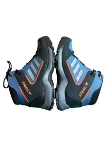 Boy's Hiking adidas Outdoor Kids Terrex Hyperhiker Mid Blue 12K - Picture 1 of 5