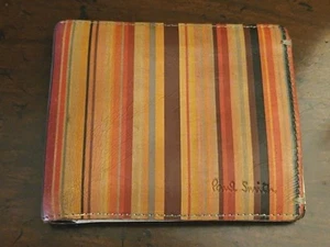 Portafoglio Paul Smith in vera pelle bifold multistriscia - Foto 1 di 5