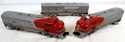 LIONEL Train Set Santa Fe F-3 Diesel 2333-20 Powered B Unit 2343C & Dummy - Image 1 of 4