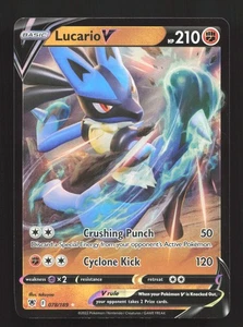 Lucario V #078/189 SWSH10: Resplandor Astral Ultra Raro - Casi Nuevo - Imagen 1 de 2