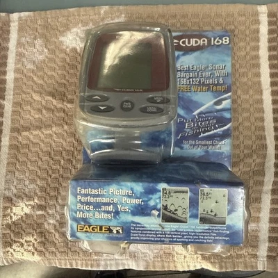 EAGLE CUDA 168 Sonar Depth Finder w/ Temp Complete New in Package - Image 1 of 4