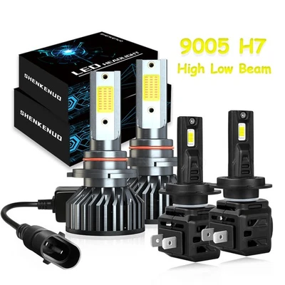 9005+H7 LED Headlight High Low Beam Globes For Mazda 6 2011-2013 Super Bright - image 1 of 4