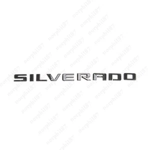 For 2019-2026 Silverado Tailgate Letter Logo Emblem Badge Z71 LT LTZ Gloss Black - Bild 1 von 5